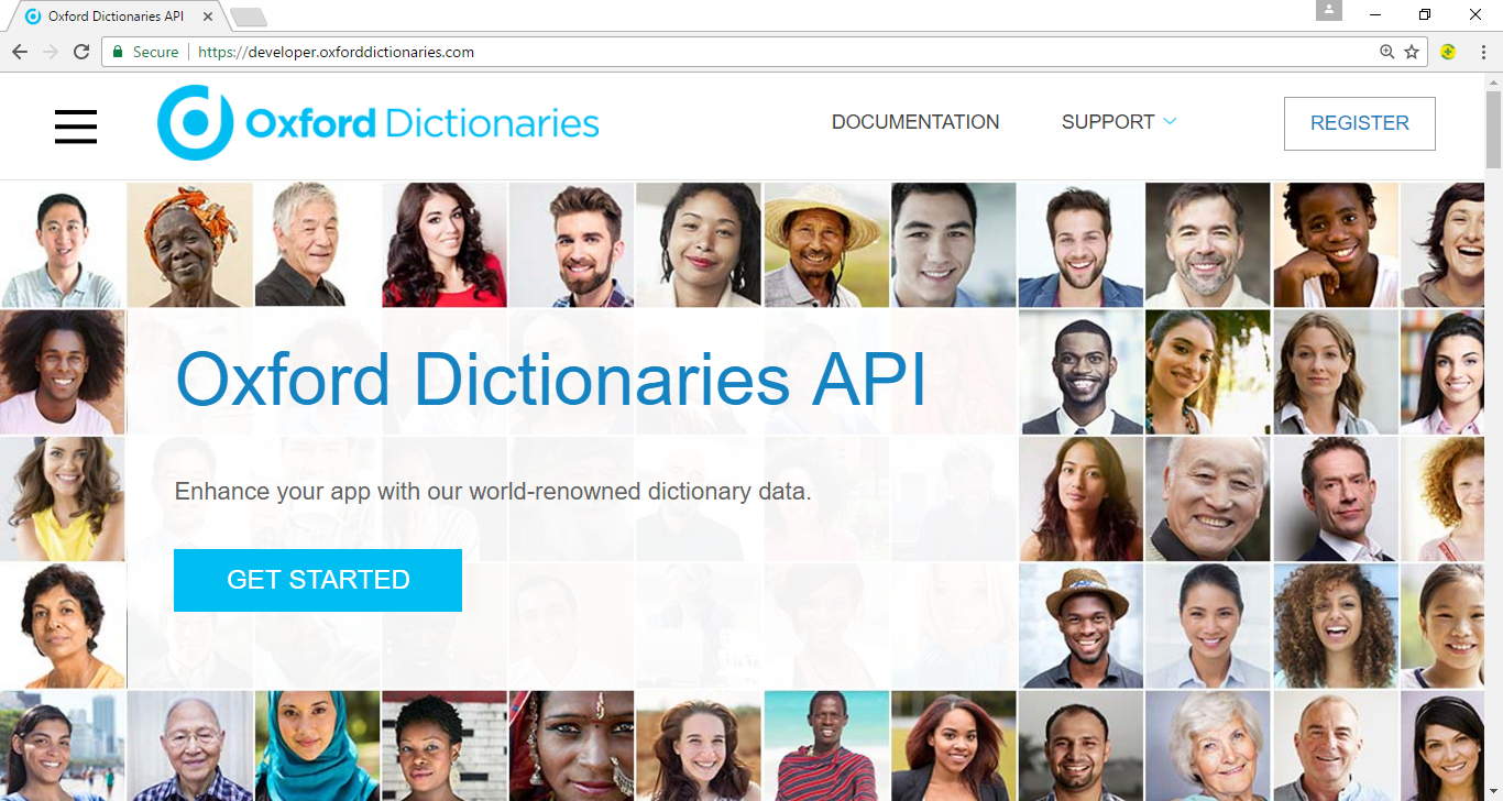 Oxford Dictionaries API Oxford Dictionaries API