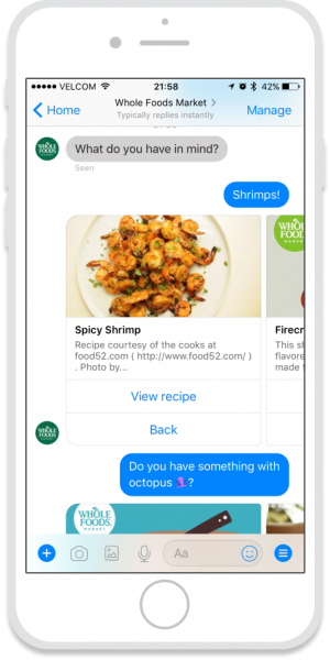conversational UX Visual clues chatbot design