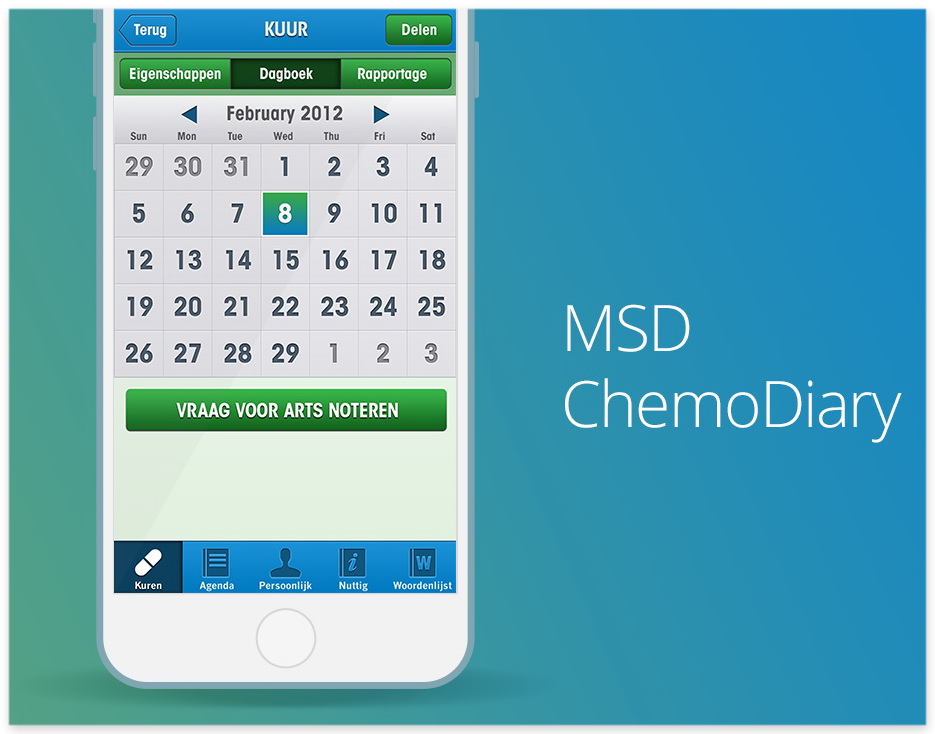 MSD ChemoDiary Medication Calendar App [Case Study] Digiteum