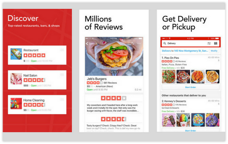 YELP best apple apps 2017