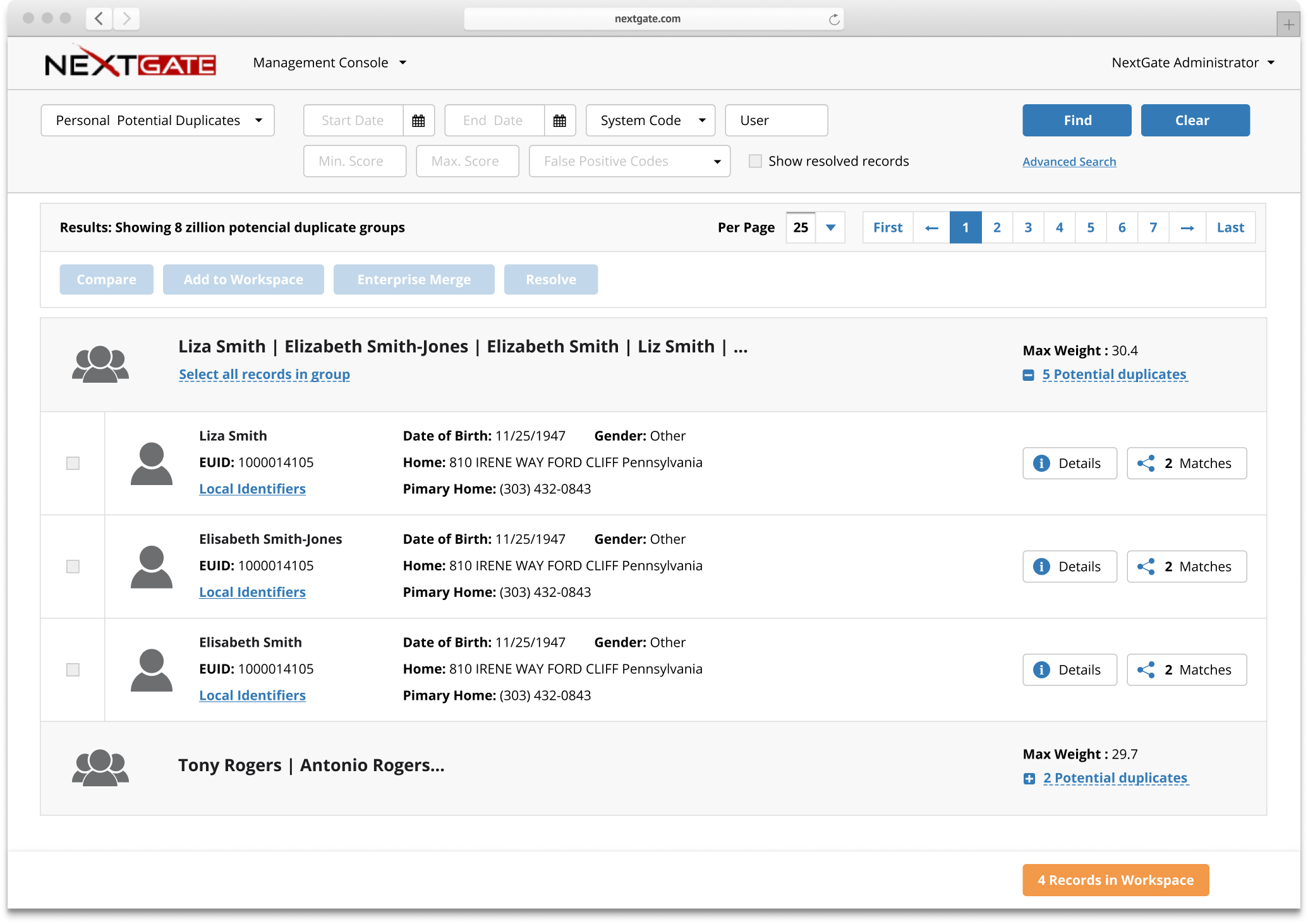 UI for EHR Data Quality Manager by NextGate [Case Study] | Digiteum