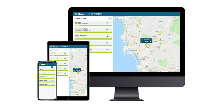 Hunter water management software image credit Hunter Industries