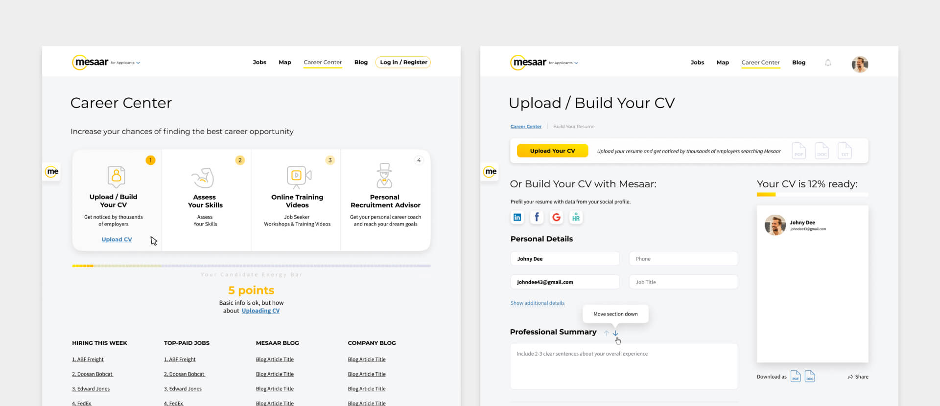 UX UI design services
