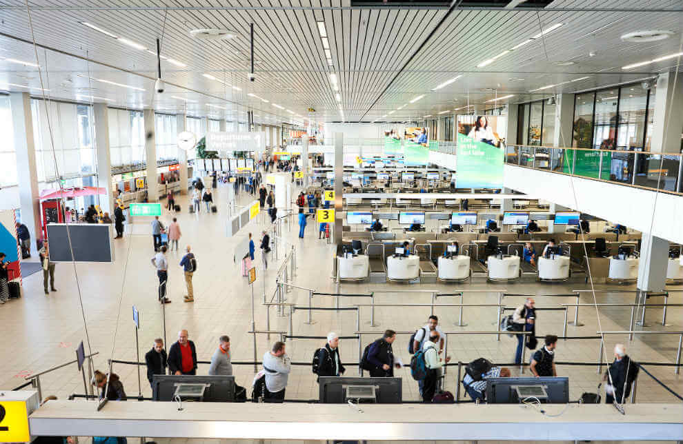 automation in travel Schiphol tourism technology