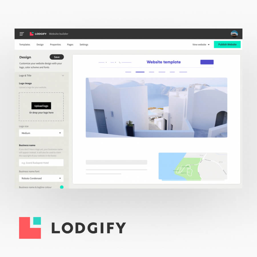 Vacation rental software interface