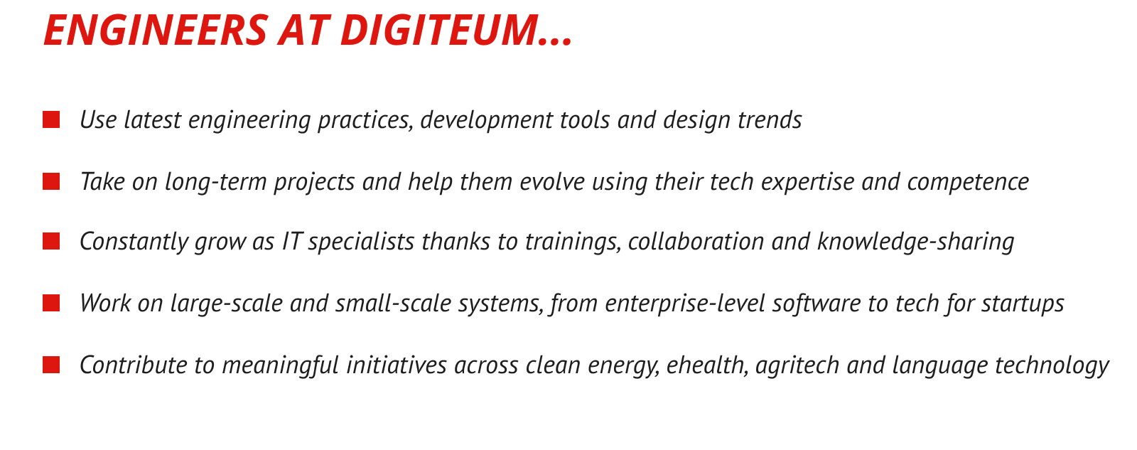 start career at Digiteum engineers start career at Digiteum