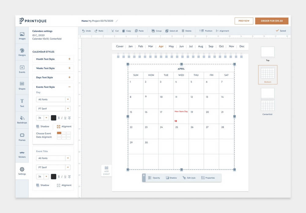 Key action web app UI design web app UI design
