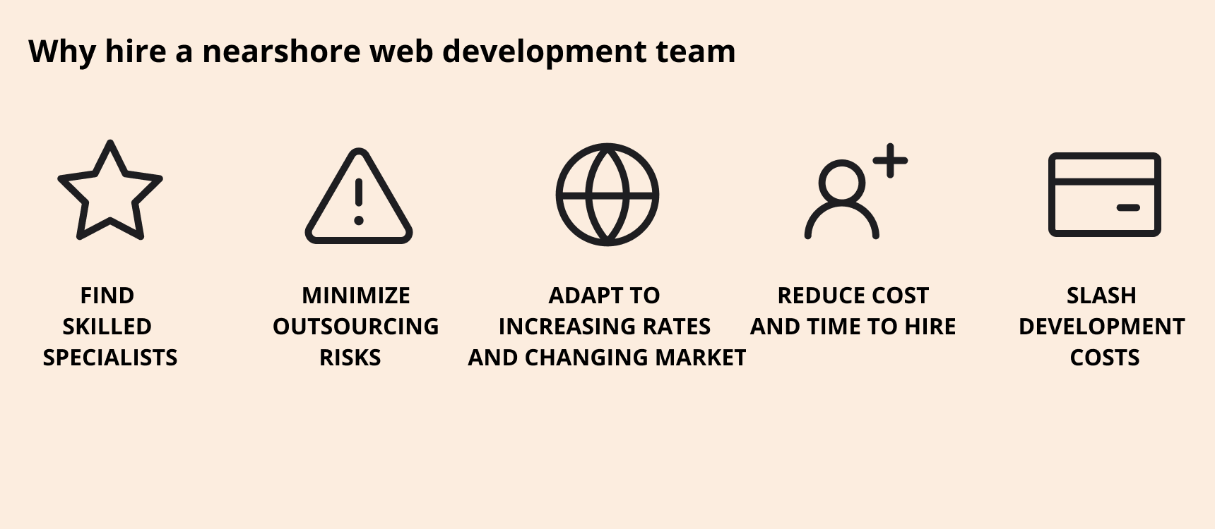 hire nearshore developers benefits