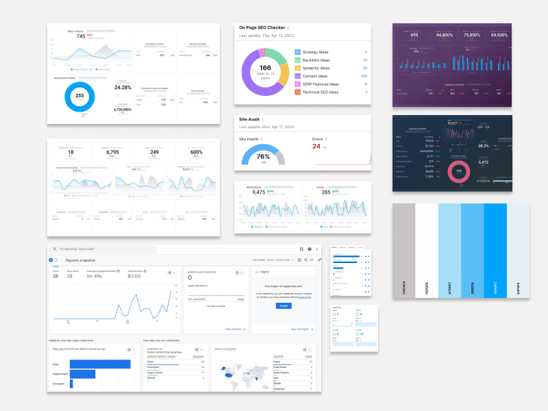mood board dashboard UX design dashboard UX design